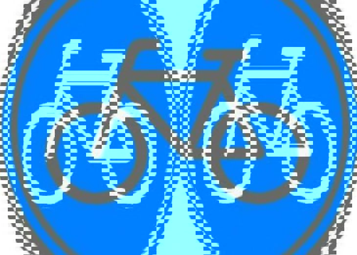 Verkeersbord fietspad