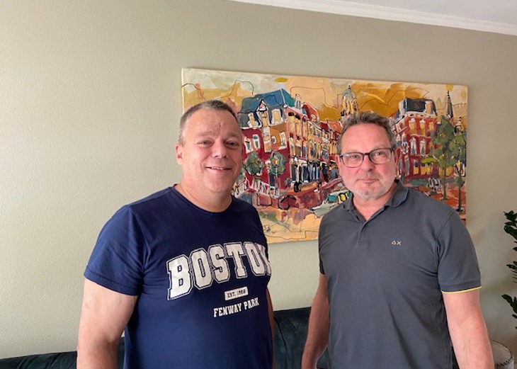 Jan Klarenbeek En Herman Van Teffelen